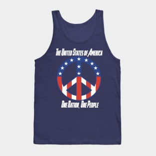 USA One Nation, One People Tank Top